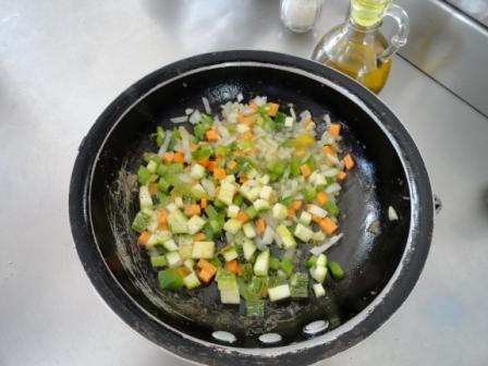 Frying Vegetables